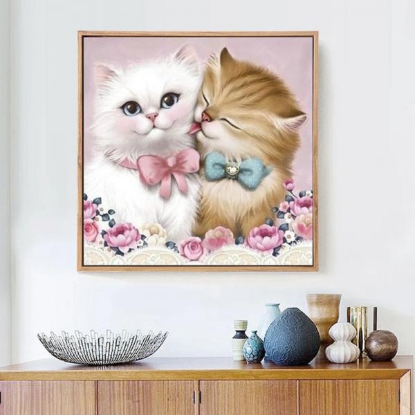 Chatons 50x50cm