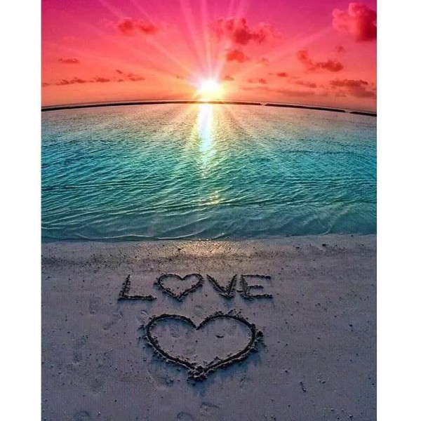 Love sur la plage