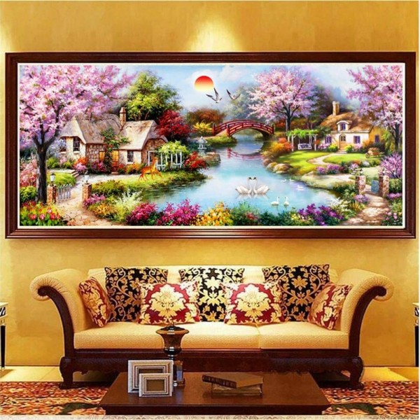 Cottage confortable au bord du lac 40x100cm